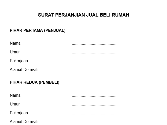 Begini Contoh Surat Perjanjian Jual Beli Tanah yang Benar