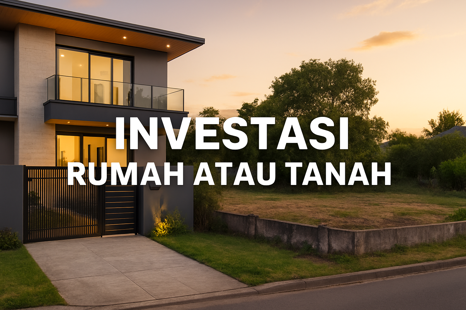 Investasi Rumah atau Tanah: Mana yang Lebih Menguntungkan untuk Anda?