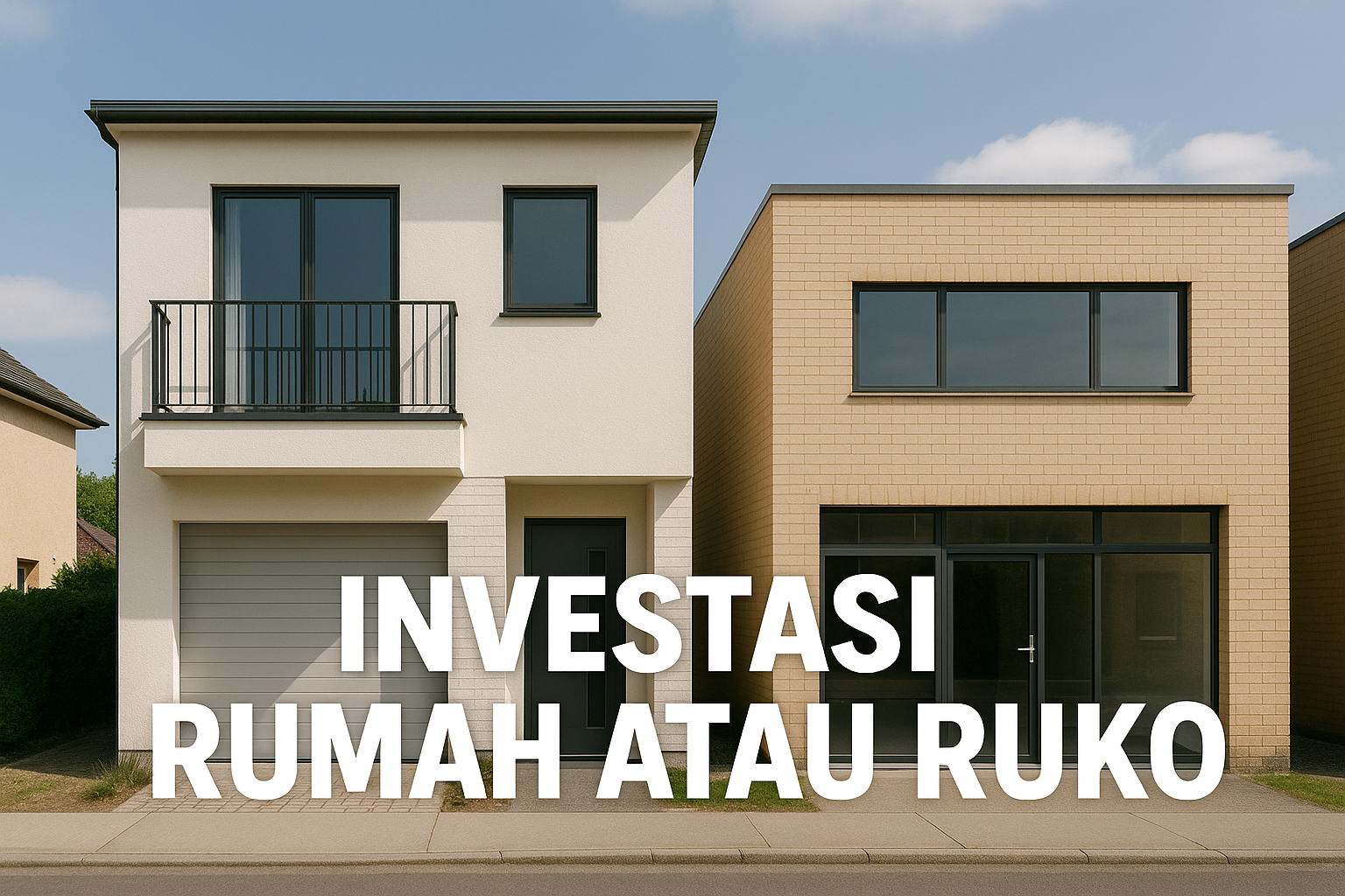 Investasi Rumah atau Ruko? Analisis Lengkap Mana yang Lebih Untung