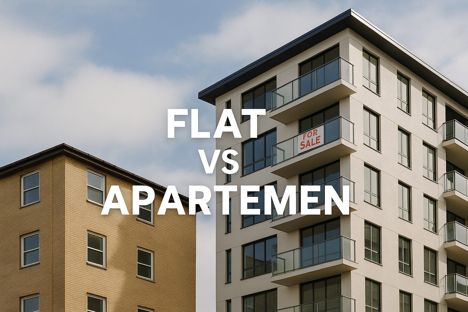 Beda Flat dan Apartemen: Sama atau Tidak? Ini Penjelasan Lengkapnya!