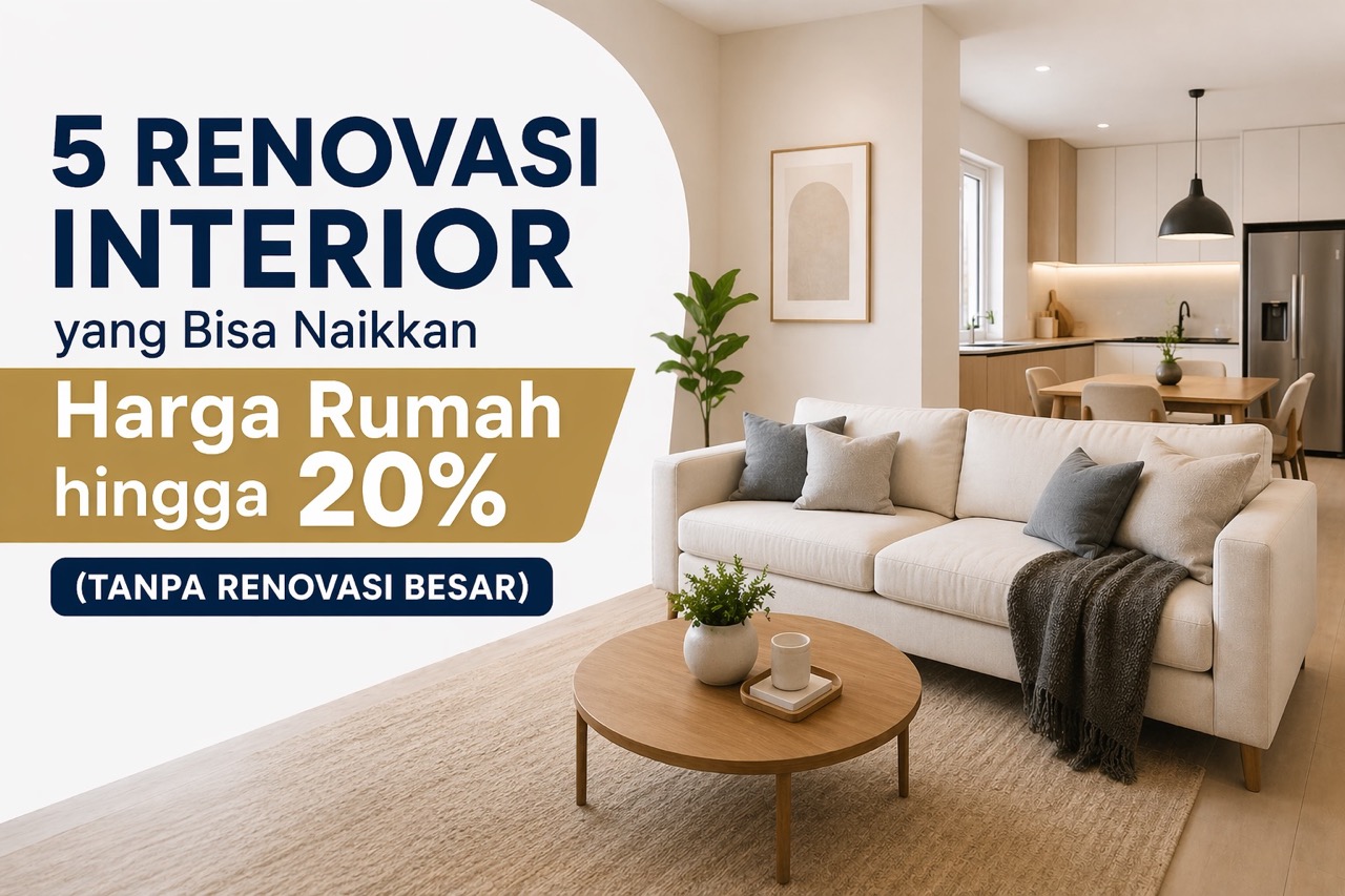 5 Renovasi Interior yang Bisa Naikkan Harga Rumah hingga 20% (Tanpa Renovasi Besar)