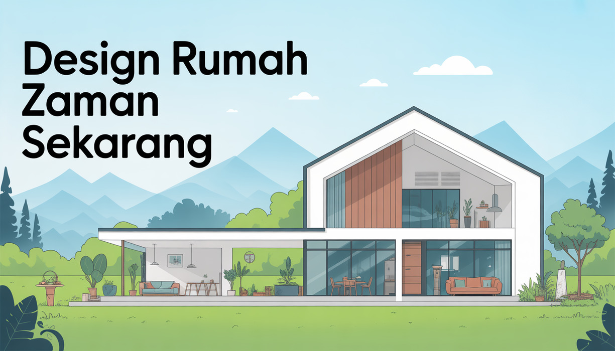 6 konsep design rumah zaman sekarang