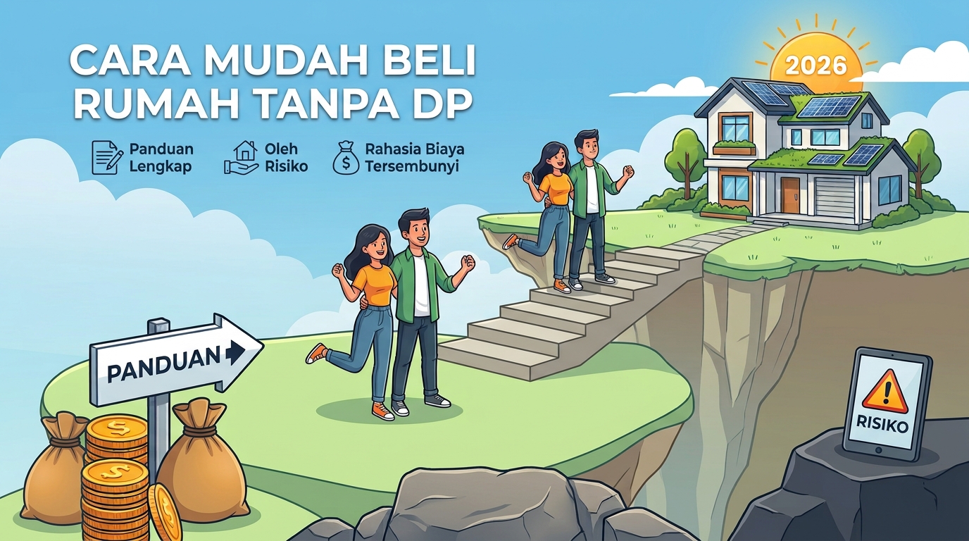 Cara Beli Rumah Tanpa DP KPR 2026: Panduan Lengkap, Risiko, dan Rahasia Biaya Tersembunyi