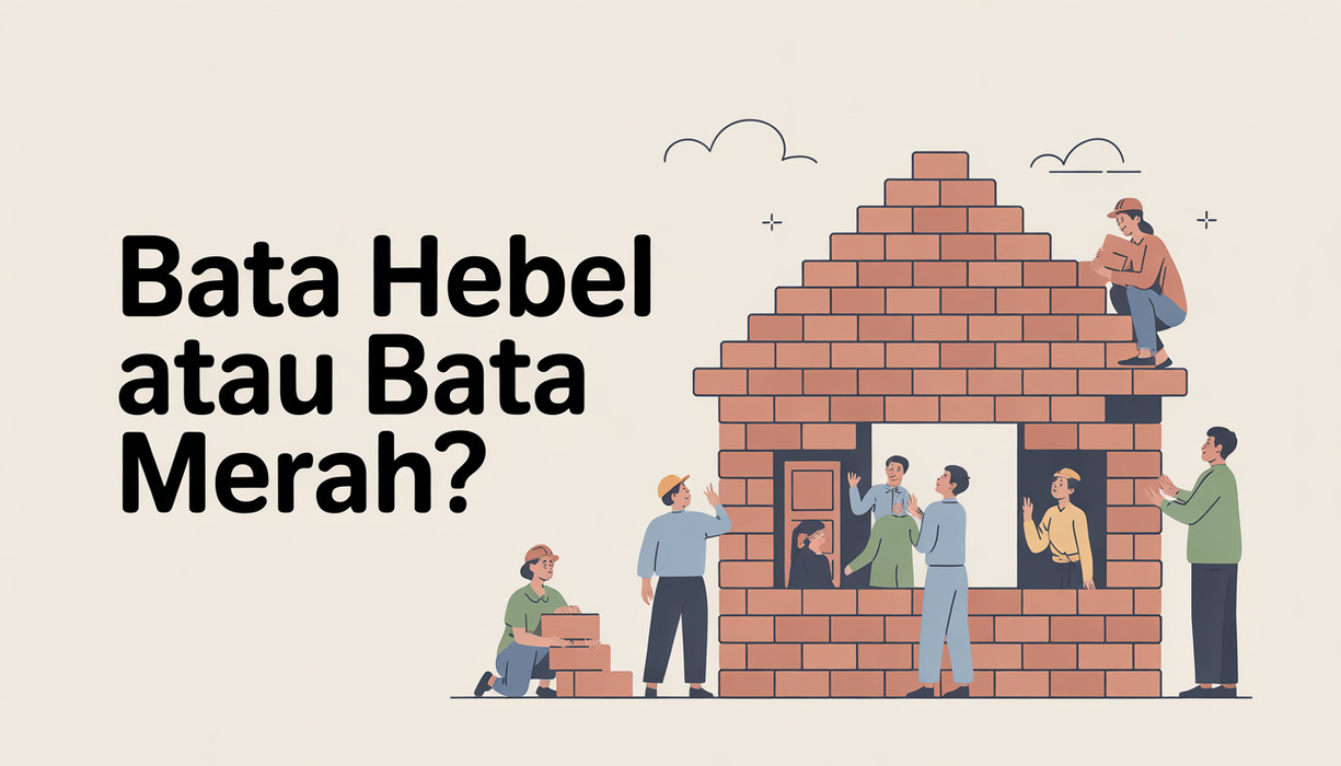 Bata Hebel atau Bata Merah? Mana yang Lebih Bagus? Cek Perbandingannya Disini!