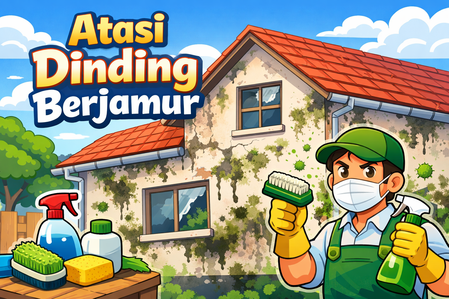 Dinding Lembab dan Berjamur?  Ini Cara ampuh mengatasinya