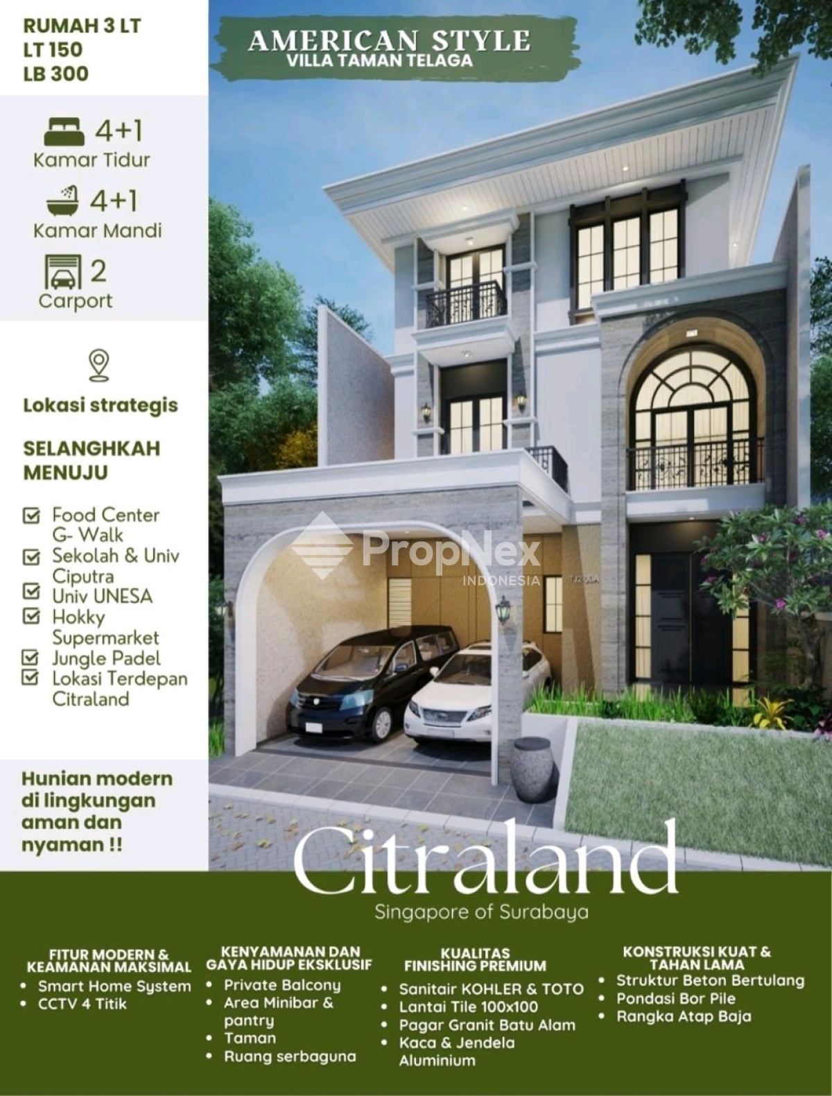 Rumah Baru Villa Taman Telaga Citraland