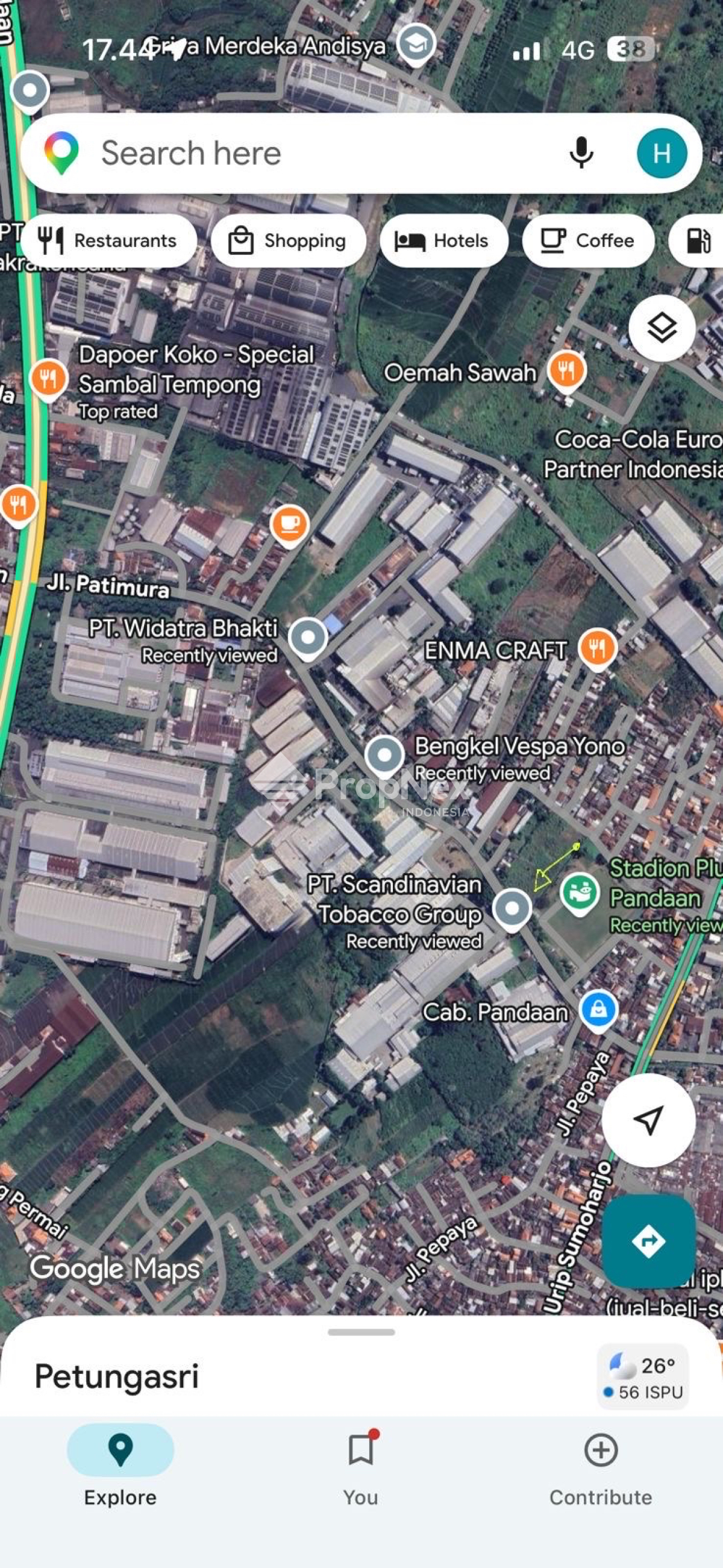 Tanah Pertanian Daerah Pandaan Jl. Stadion/Pattimura — foto 3