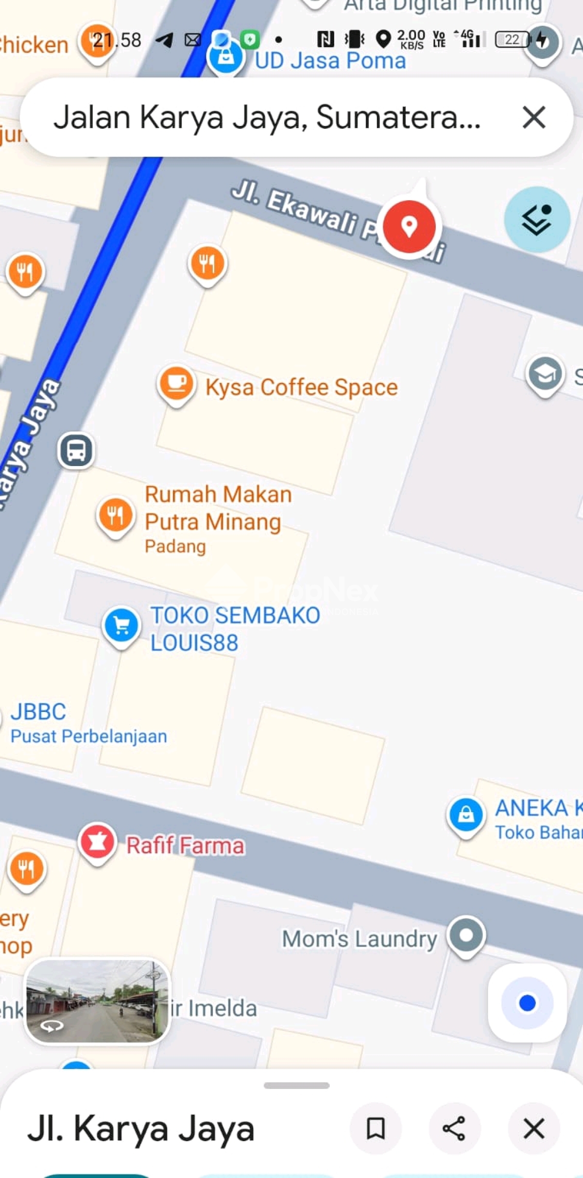 Jual Tanah ada 6 rumah usaha di Jl Ekawali Pribadi Johor Medan — foto 6