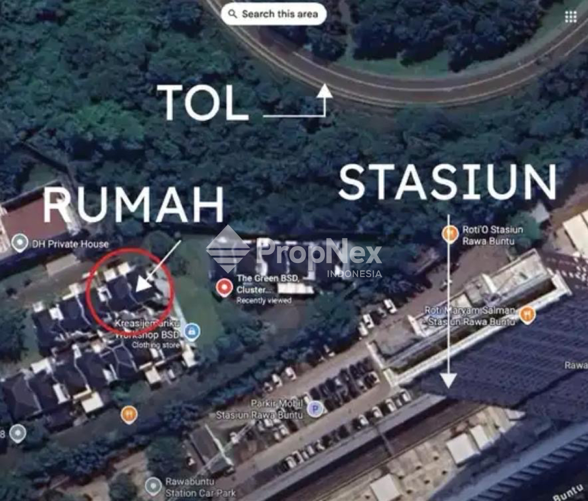 Rumah Mewah 4KT The Green Serpong Siap Huni