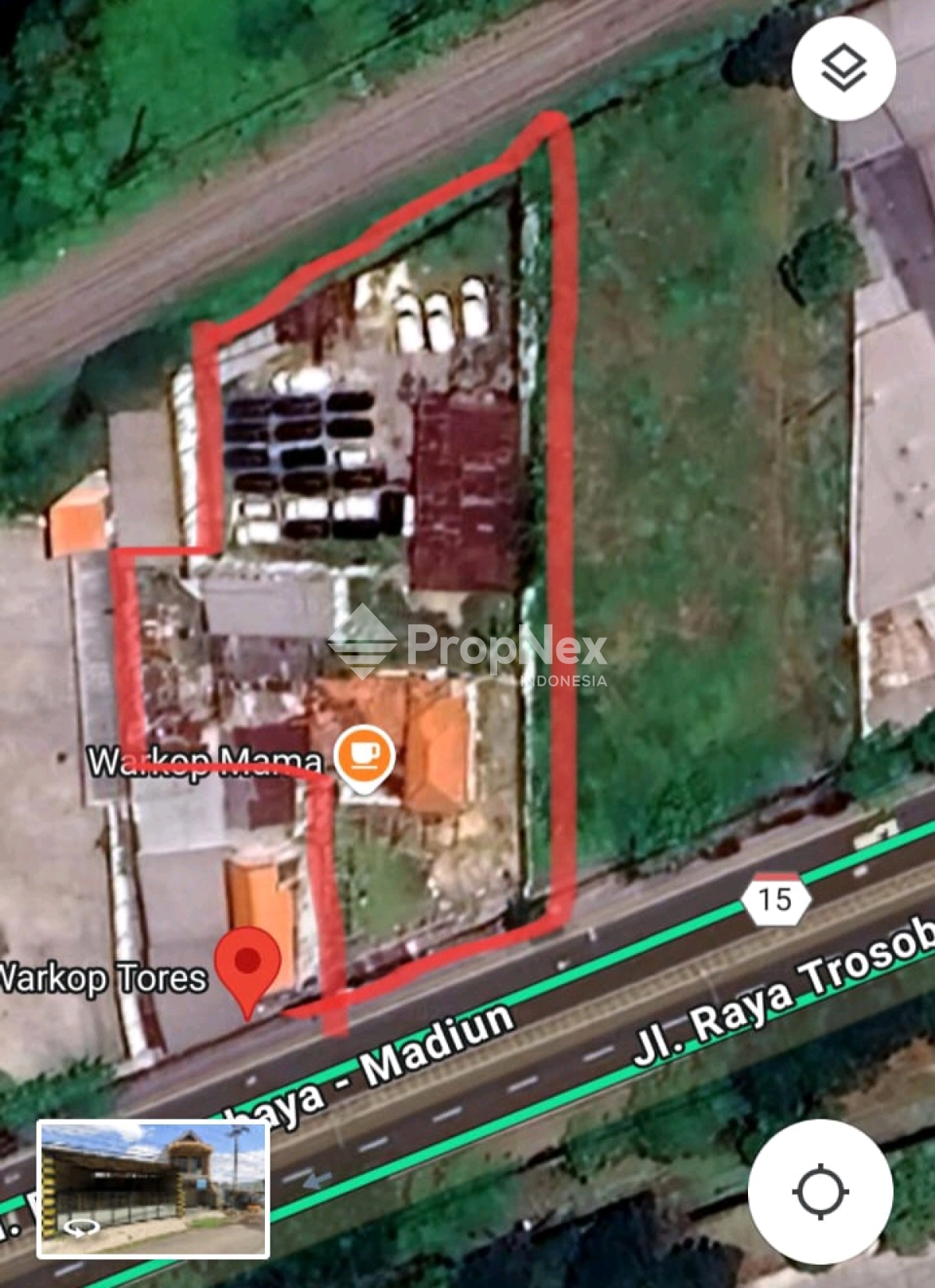 Dijual Tanah Kavling Strategis Raya Trosobo Sidoarjo — foto 2