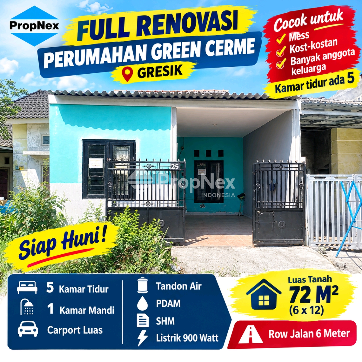 Full Renovasi Perumahan Green Cerme Gresik