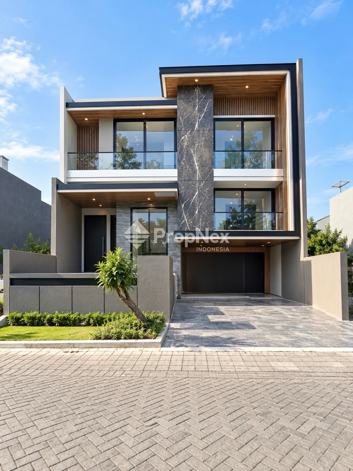 DIJUAL RUMAH RAFFLES GARDEN 2.5LT 5KT CITRALAND MODERN TROPICAL SPLIT LEVEL
