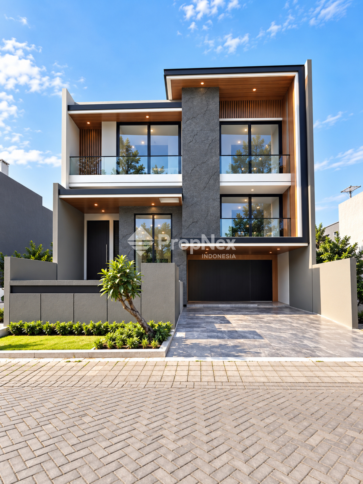 DIJUAL RUMAH RAFFLES GARDEN 2.5LT 5KT CITRALAND MODERN TROPICAL SPLIT LEVEL