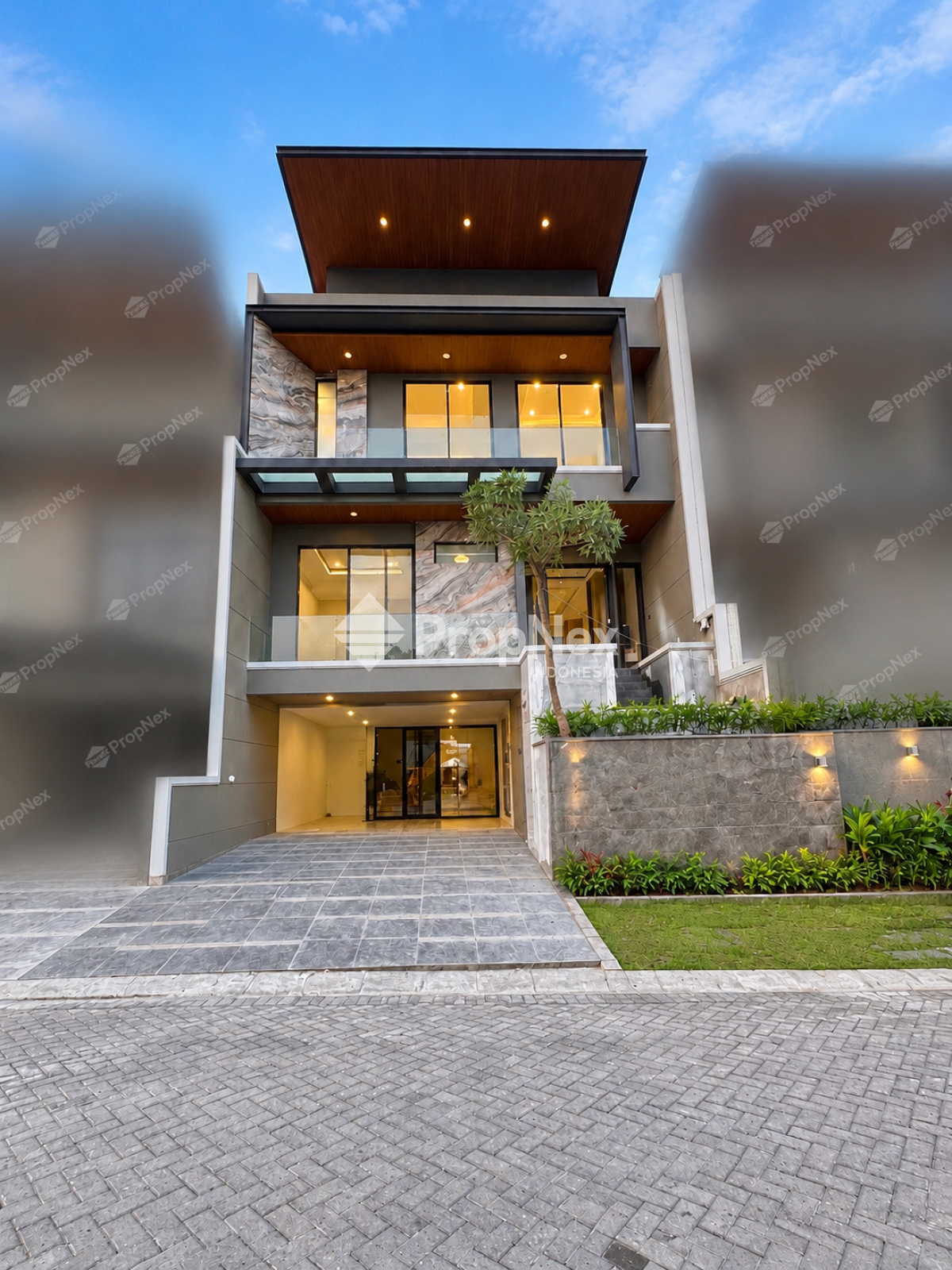 DIJUAL RUMAH BUKIT GOLF MEDITERANIA 3LT 5KT BARU GRESS MODERN TROPIS