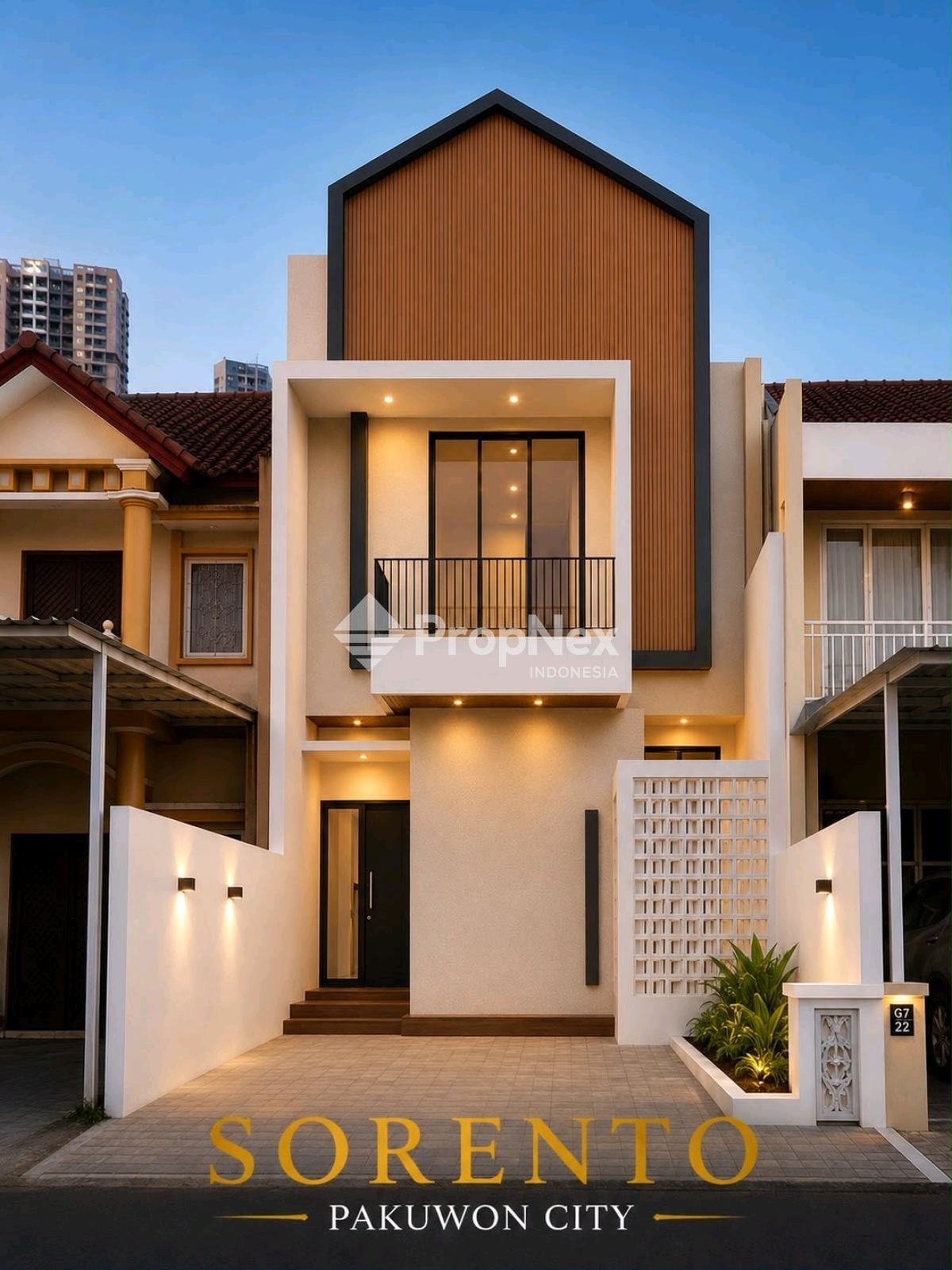 Rumah Mewah Sorento Pakuwon City Surabaya Utara Luas