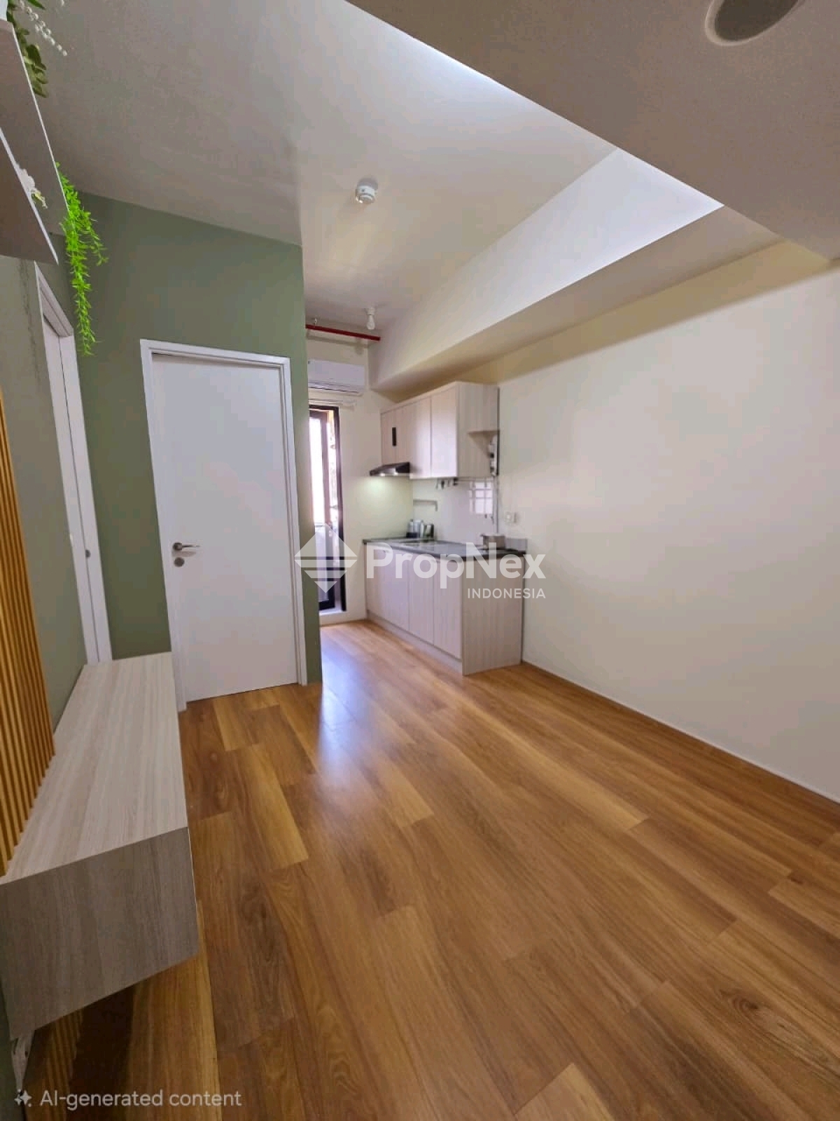 Disewakan Apartemen Vittorio Tower Allesandro 2BR LT25 Semi Furnish View Pool Ada Balkon Lantai Full Kayu Wiyung Surabaya Barat — foto 5