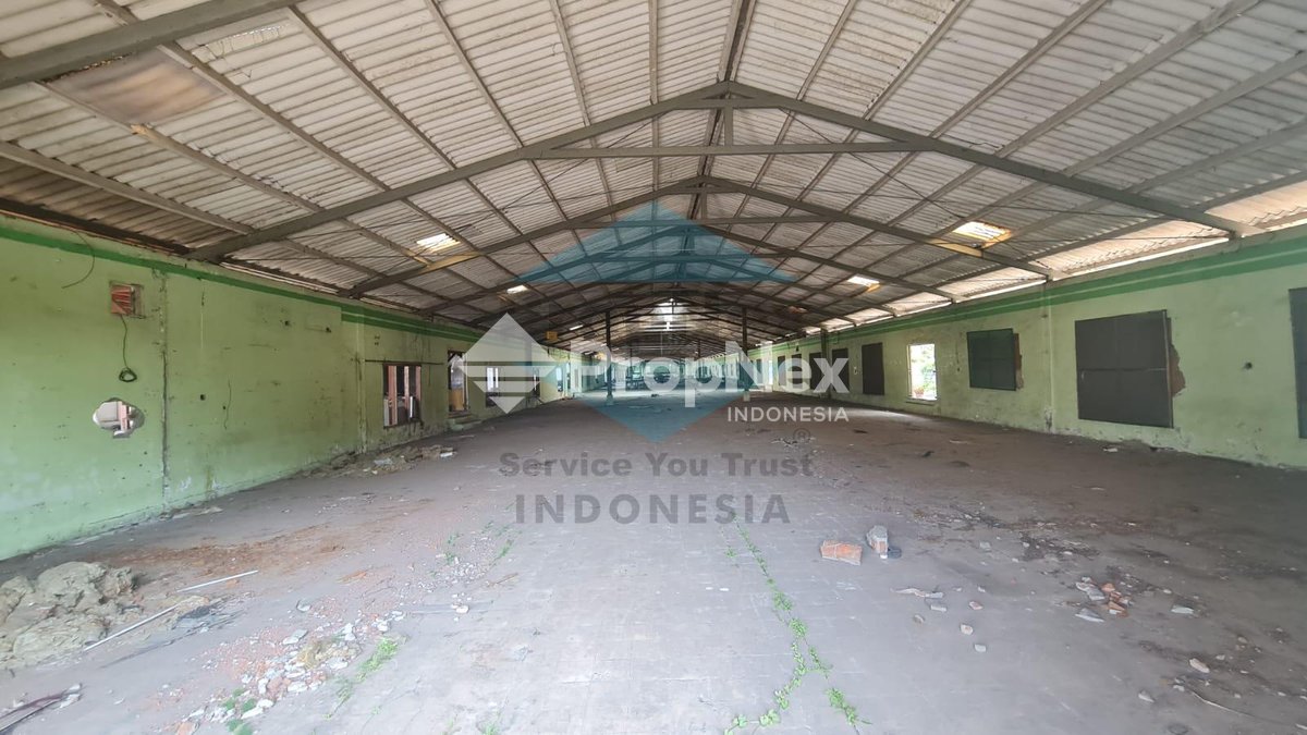 DIJUAL GUDANG EX PABRIK RAYA SEDATI