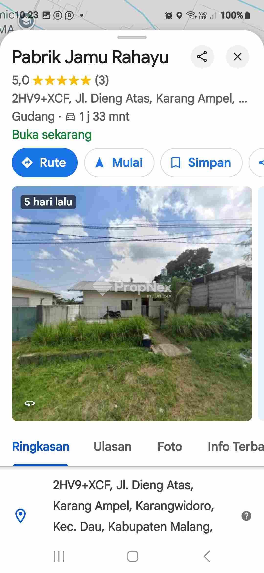 Tanah kavling kebun Malang — foto 3